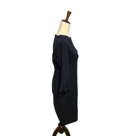 Banana Republic Blue Flutter Sleeve Shift Dress Sz 4 - Picture 2 of 8